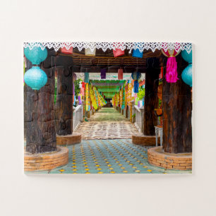 Covered bridge jigsaw puzzle