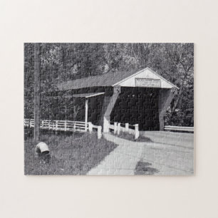 Covered Bridge Jigsaw Puzzle