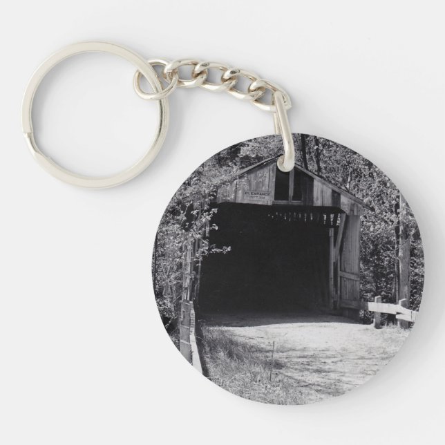 Covered Bridge Keychain (Front)