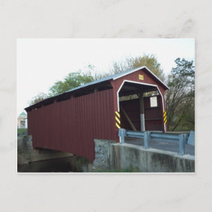 Covered Bridge. Lancaster County, PA Postcard