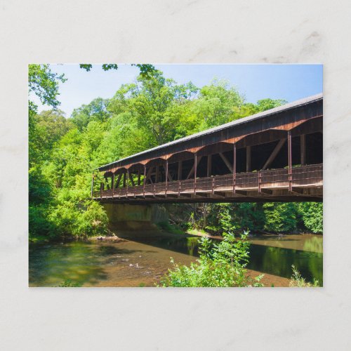 Covered Bridge Mohican State Park Ohio Postcard