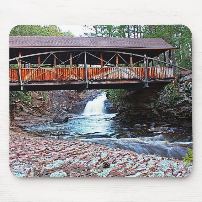 Covered Bridge Mouse Pad (Front)