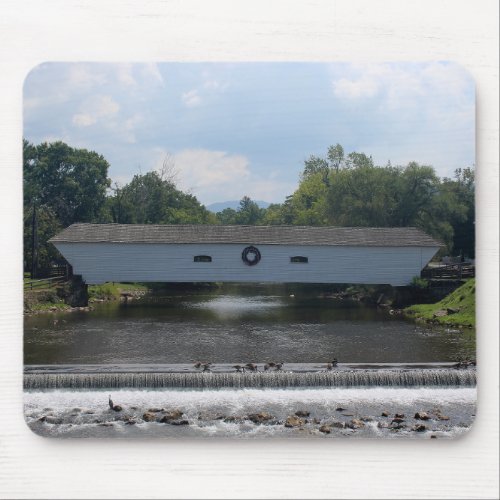 Covered Bridge Mouse Pad