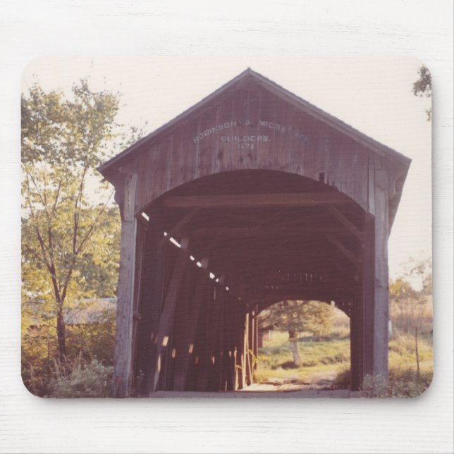Covered Bridge Mouse Pad (Front)