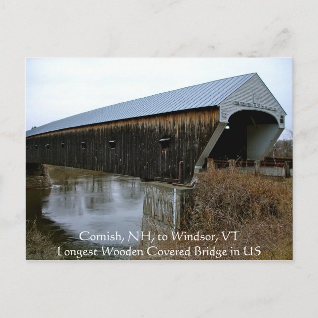 Covered Bridge Postcard (Front)