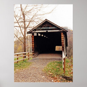 Covered Bridge Poster