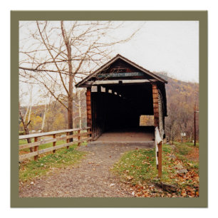 Covered Bridge Poster