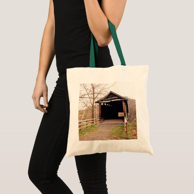 Covered Bridge Tote Bag (Front (Product))
