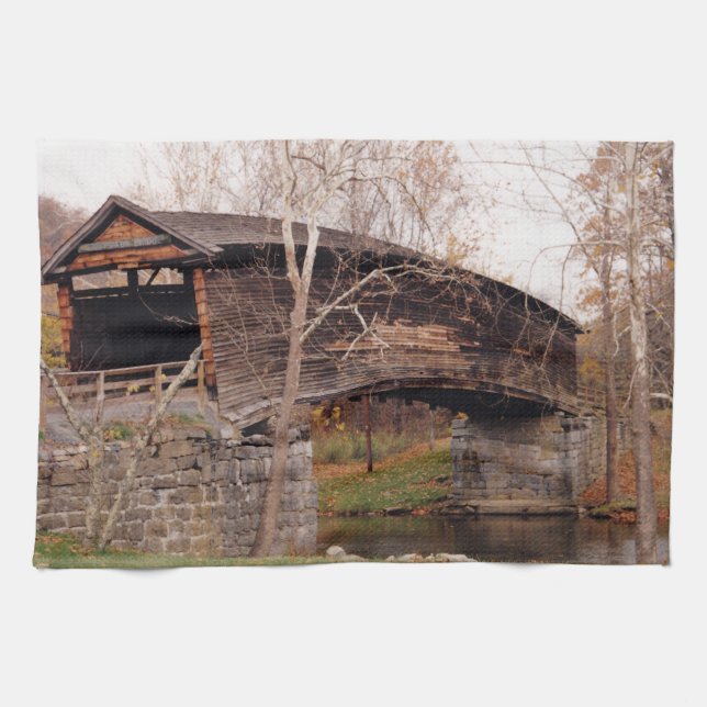 Covered Bridge Towel (Horizontal)