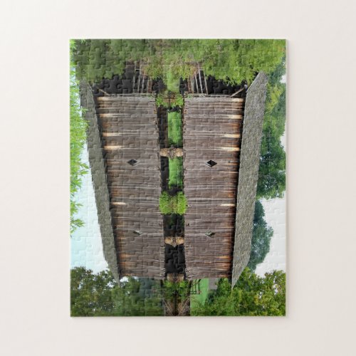 Covered Bridge University of West Alabama Campus Jigsaw Puzzle