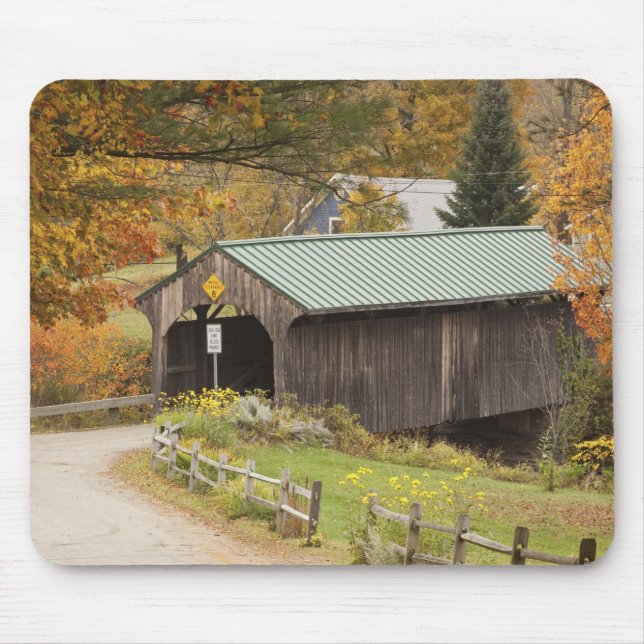 Covered bridge, Vermont, USA Mouse Pad (Front)