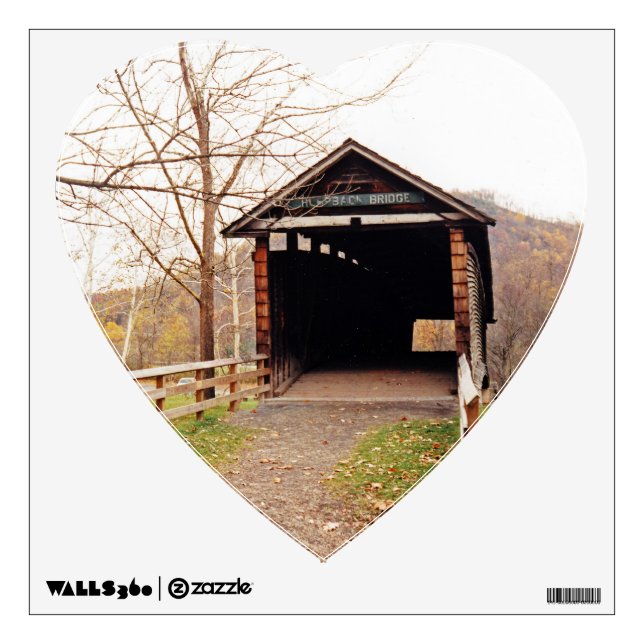 Covered Bridge Wall Decal (Front)
