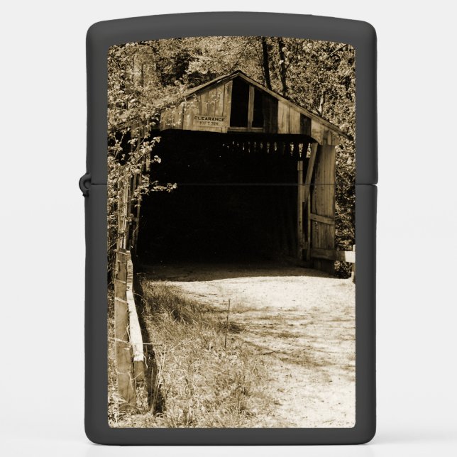 Covered Bridge Zippo Lighter (Front)