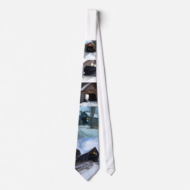Covered Bridges of Vermont Tie (Front)