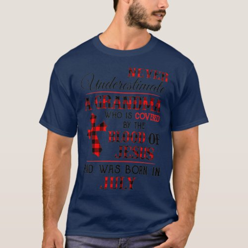 Covered by The Blood of Jesus and was Born In T_Shirt