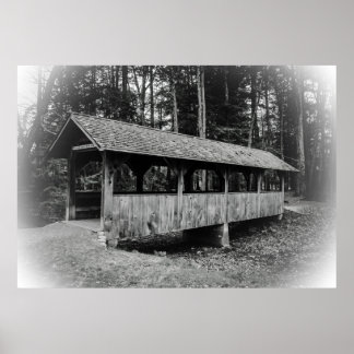 Covered Foot Bridge Poster