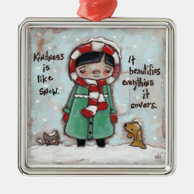 Covered in Kindness - ornament (Front)