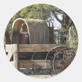 Covered Wagon Stickers | Zazzle