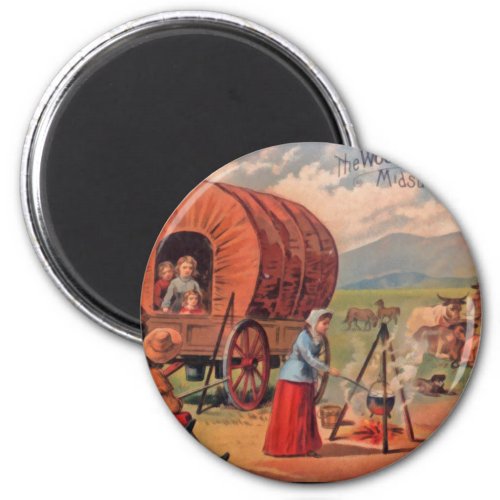 Covered Wagon Magnet