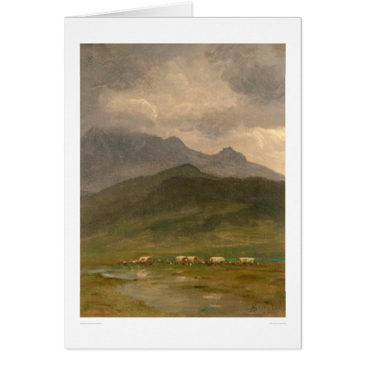Covered Wagons by Bierstadt (0101A) Cards (Front)