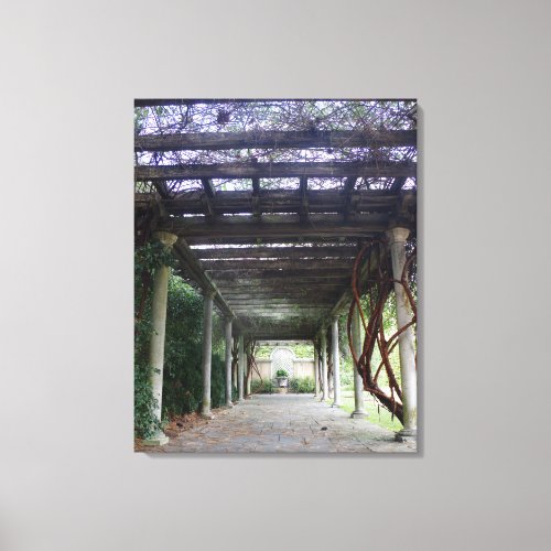 Covered Walkway Canvas Print