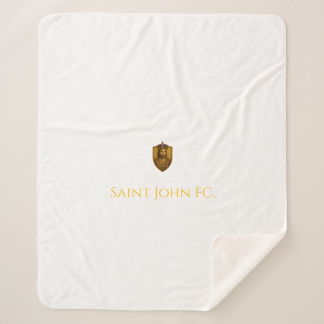 Coverer Saint John FC. Sherpa Blanket (Front)