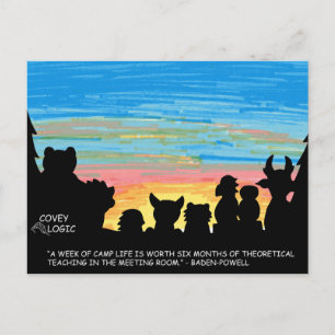 Covey Logic "Camp Life" Postcard