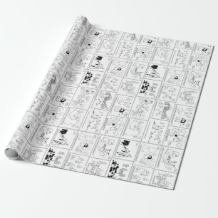 Covey Logic Comic Squares Wrapping Paper