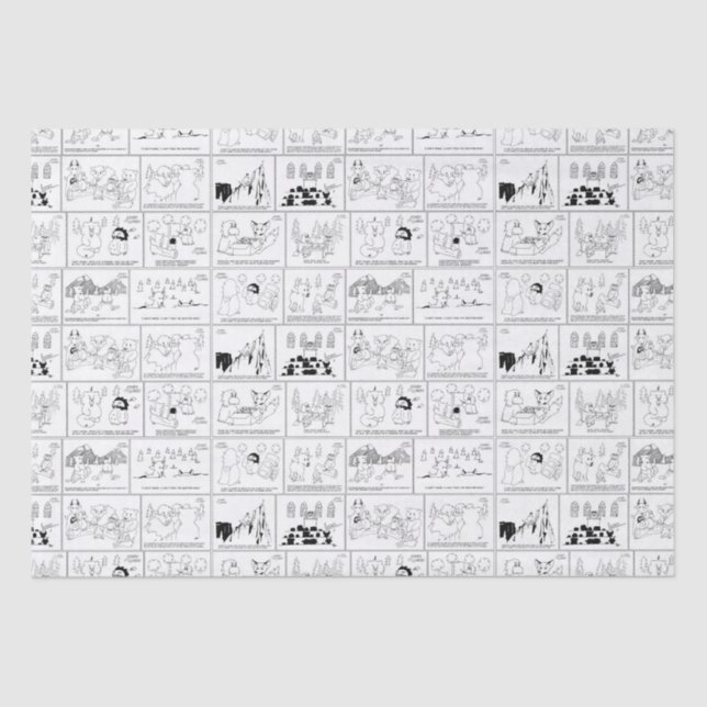 Covey Logic Comics Tissue Paper (Front)