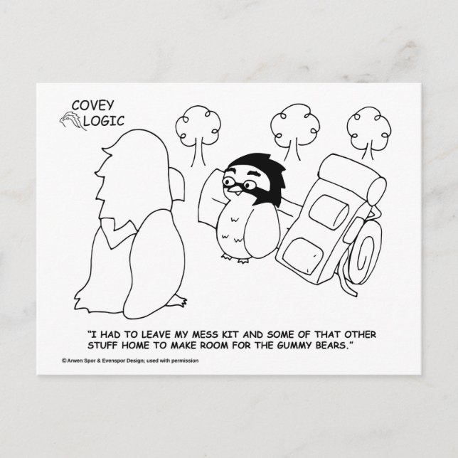 Covey Logic Gummy Bears Postcard (Front)