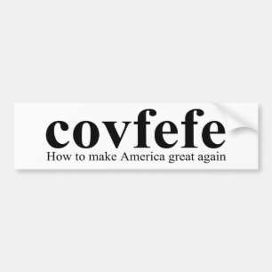 Covfefe Definition Trump Bumper Sticker