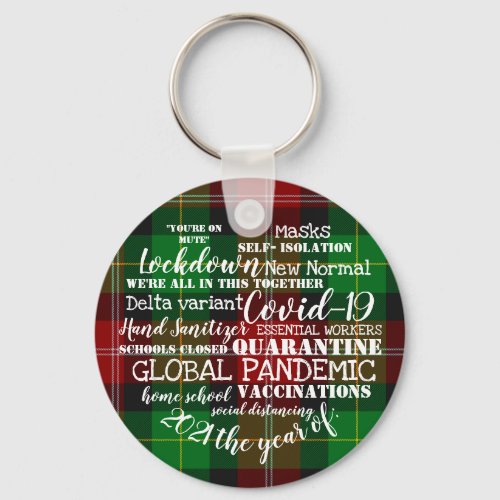 covid19 2021 the year of vaccinations home school  keychain