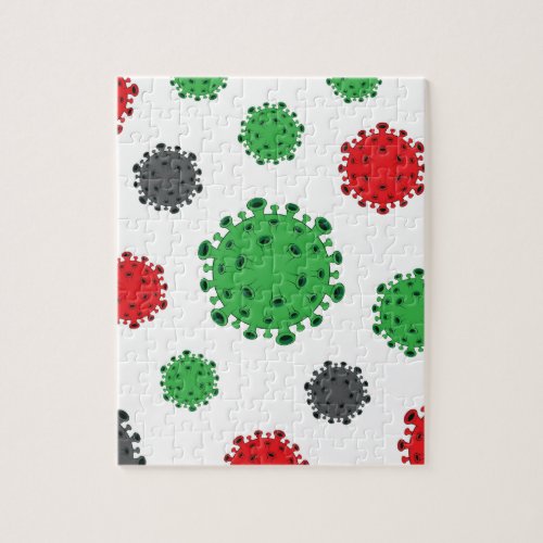 Covid19 Jigsaw Puzzle CoronaVirus Pattern Design