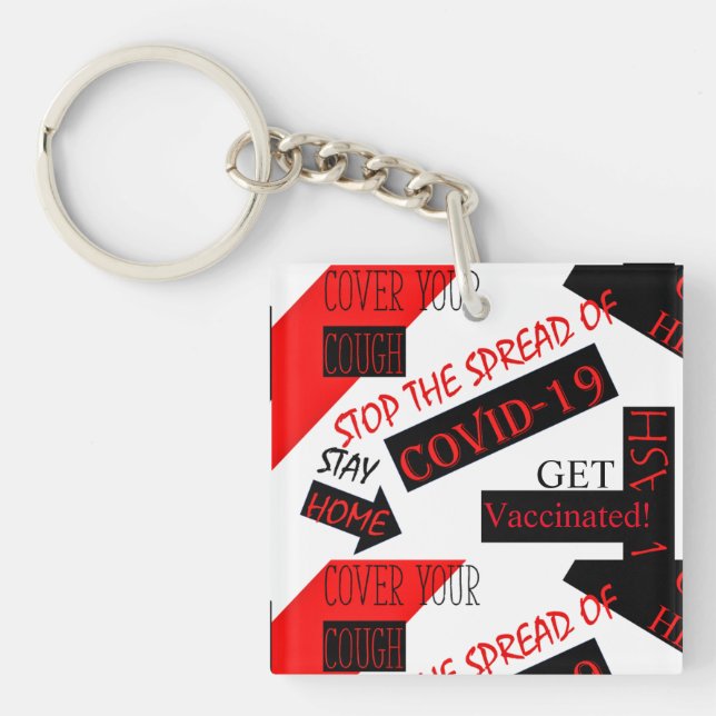 COVID19  KEYCHAIN (Front)