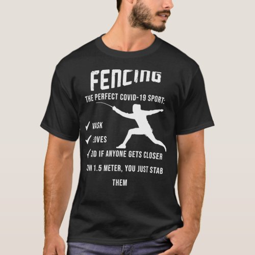 Covid19 Sport Fencing T_Shirt