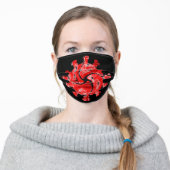 COVID-19 ADULT CLOTH FACE MASK (Worn)