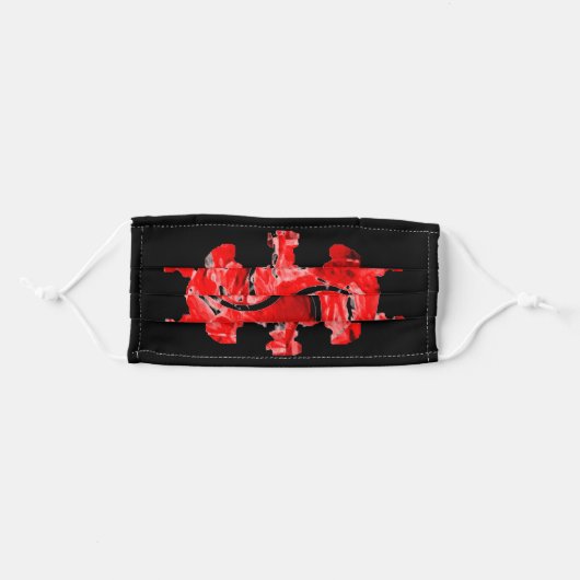 COVID-19 ADULT CLOTH FACE MASK (Front, Folded)