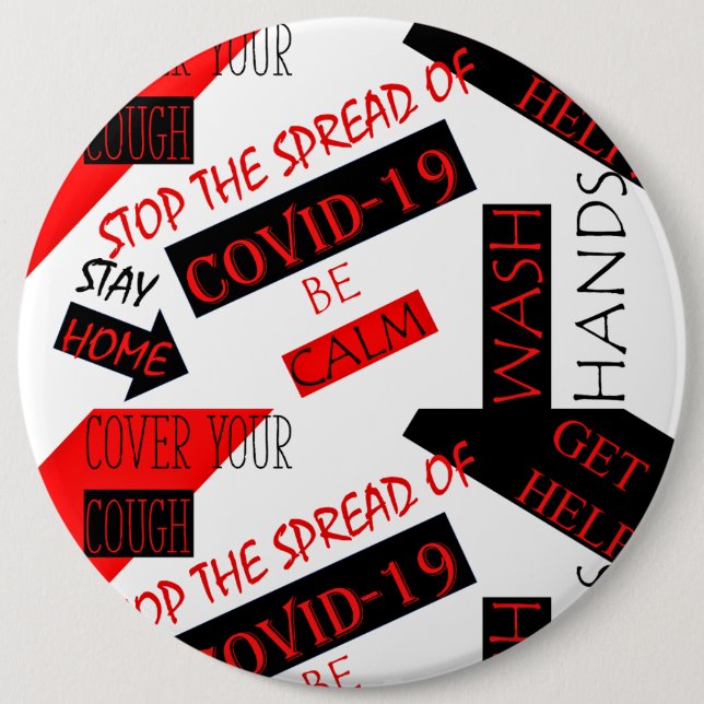 COVID-19 BUTTON (Front)