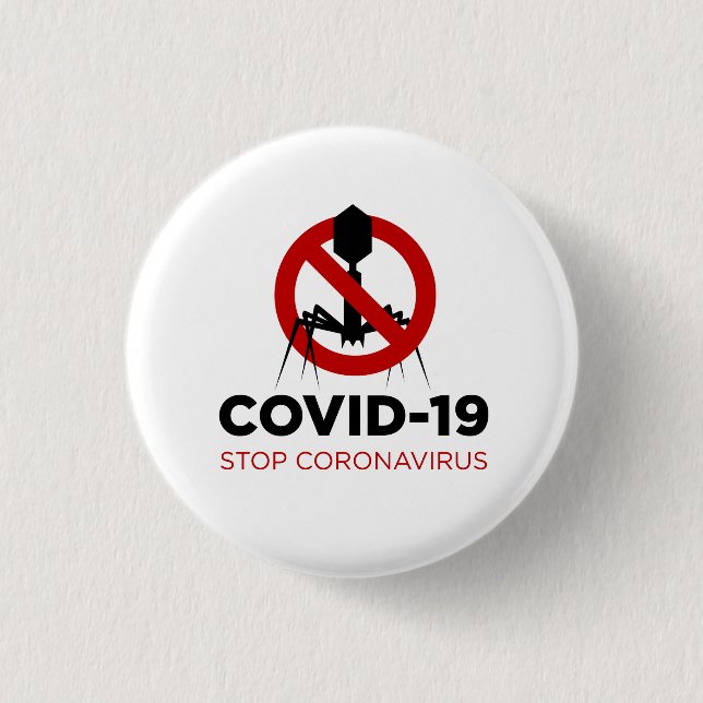 COVID-19 BUTTON (Front)