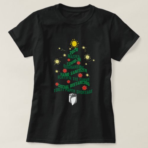 Covid_19 Christmas Tree T_Shirt