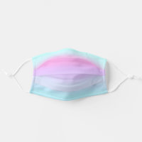 Covid-19 Color To Heal Energize Therapy Pink Blue Cloth Face Mask