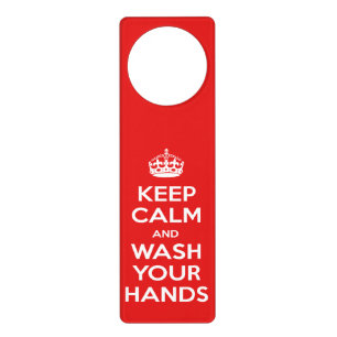 Covid-19, Coronavirus, Keep Calm Door Hanger