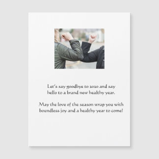 Covid 19 Elbow Bump Holiday Greeting Card