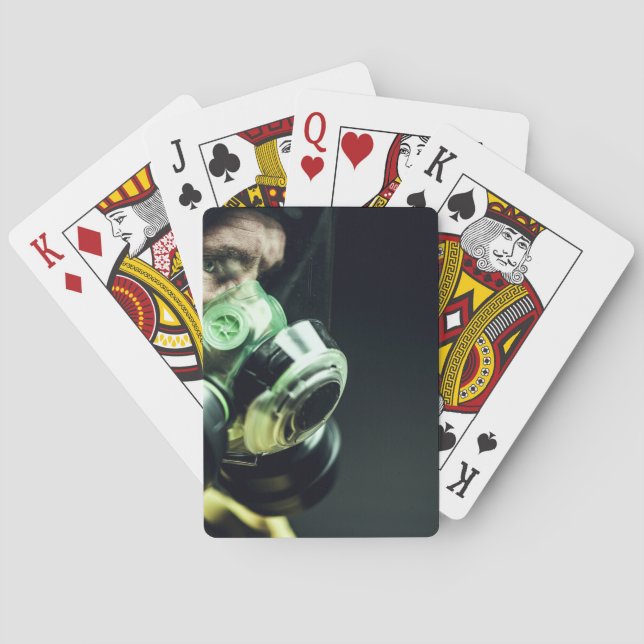 Covid 19 Gas Mask Poker Cards (Back)
