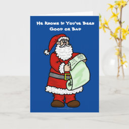 COVID-19 Good or Bad Christmas Card | Zazzle
