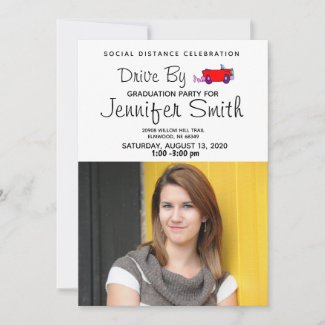 COVID-19 Graduation Party Invitations, Coronavirus Announcement