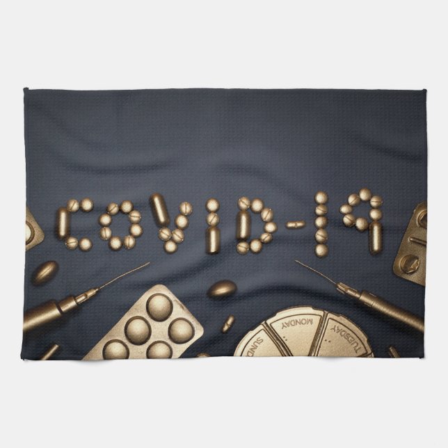 Covid-19 Kitchen Towel (Horizontal)