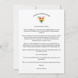 Covid 19 Pride Rainbow Heart Lesbian Gay 3 Photos Save The Date | Zazzle