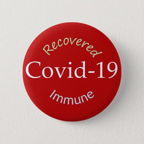 Covid_19 Recovered and immune Button