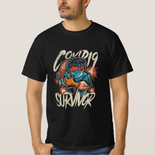 Covid_19 survivor T_Shirt